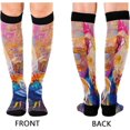 thumbnail image 2 of FREEAMG Autumn Landscape with Alone Tree on Mountain Compression Socks for Women and Men, 1 Pair, 2 of 7