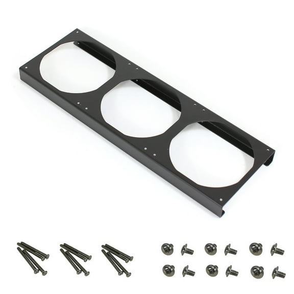 Metal PC Fan Risers Bracket 12cm Fan Support Optimized Airflows For Computer Case Cooling Systems
