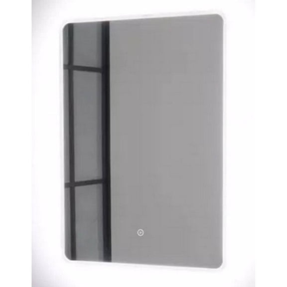 Open Box Signature Hardware SHS5020-2027-TS Winnberg 20" W x 28" H Rectangular LED Lighted Frameless Bathroom Mirror