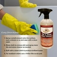 thumbnail image 4 of PARKER & BAILEY Tile & Stone Cleaner - Granite Countertop Cleaner Kitchen Island Cleaning Spray Marble Cleaner Tile Cleaner Slate Quartz Daily Granite Cleaner Bathroom Counter Cleaner - 32 oz, 4 of 8