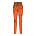 thumbnail image 5 of QATAINLAV Women Halloween Costumes, Legging for Women Butt Lift High Waist Sport Pants Funny Graphic Prints Athletic Tights Prime Today Orange XL, 5 of 7