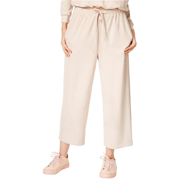 MinkPink Pantalones casuales de gamuza sintética para mujer, rosa, pequeño