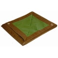 thumbnail image 1 of Tarp Foremost 11216, marrón y verde, reversible, 3,5 m x 4,9 m, 7 mm, 1 of 1