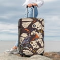thumbnail image 3 of Lsque Vector Butterflies Printed Luggage Cover, Travel Luggage Protector,Scratch and Dirt Resistant, Fits 18-32 Inch Luggage - X-Large, 3 of 9