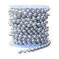 thumbnail image 1 of 8MM Round String Beads Chain Garland Fixed Plating String Bead Pendant for Wedding Christmas Birthday Stage Decoration (Silver, 5M/Roll), 1 of 5