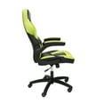 thumbnail image 5 of OFM Essentials Collection Racing Style Bonded Leather Gaming Chair, in Green (ESS-3085-GRN), 5 of 11