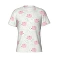 thumbnail image 3 of Naloa Cute Pigs Men's T-Shirt Sport T-shirt Men's Basic Tee Casual Men's Shirt, Round Neck, Short Sleeves - X-Large, 3 of 5
