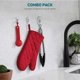 thumbnail image 2 of Ganchos de ventosa multiusos SEWANTA [juego combinado de 20 unidades] potentes ventosas para ventanas con ganchos para colgar en ventanas de vidrio, puertas, espejos, azulejos. El juego incluye: 4 gra, 2 of 5