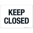 thumbnail image 1 of Keep Closed Sign, Pool Sign, (SI-6643), 1 of 1