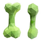 thumbnail image 4 of Hueso De Juguete Para Perros Belug, Verde, 4 of 4