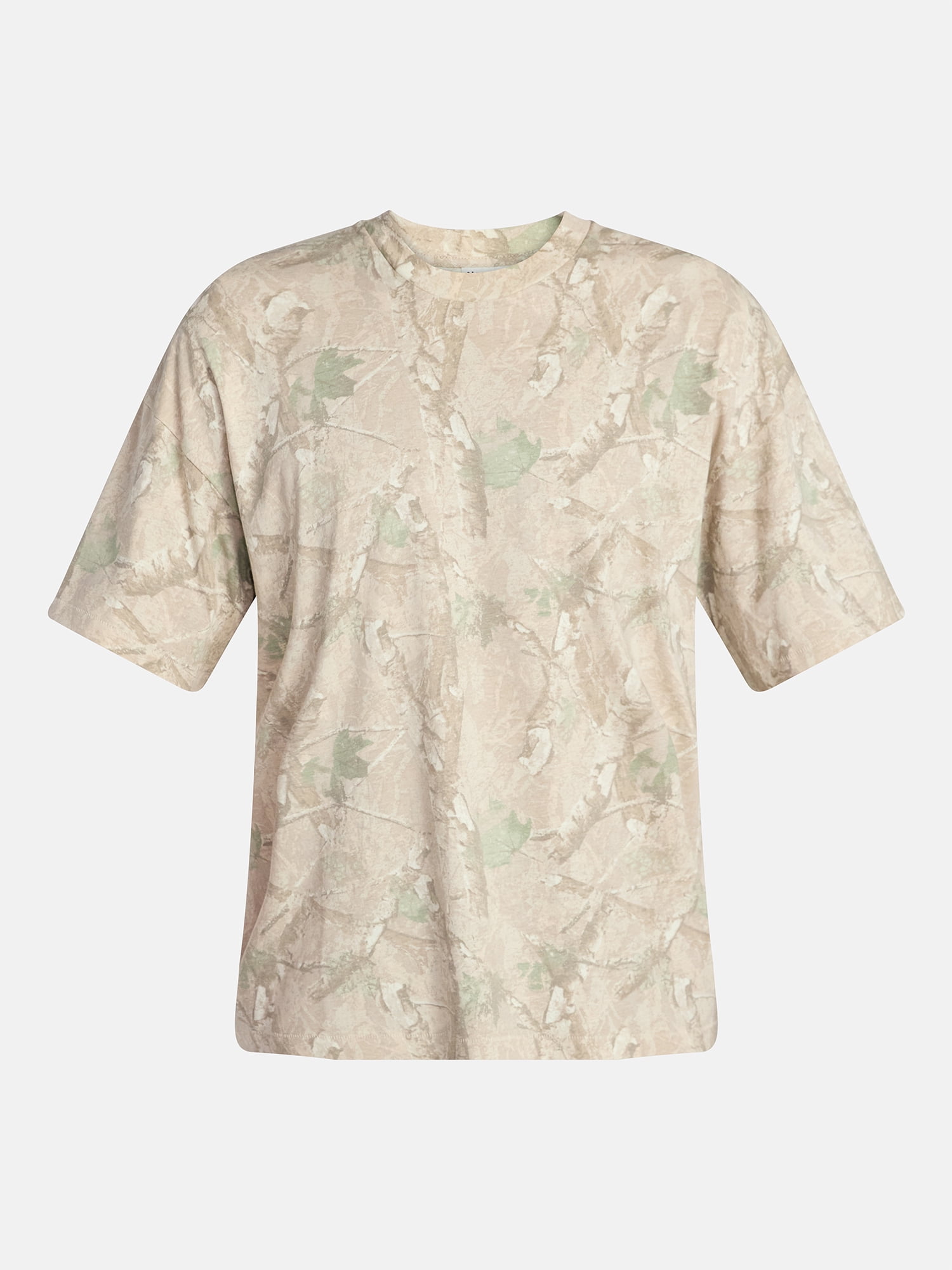 No Boundaries Men's Oversized Boxy Tee with Short Sleeves, XS-4XLT