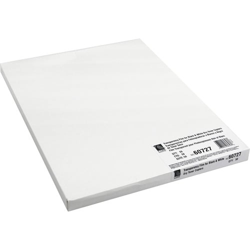 C-Line Plain Paper Copier Transparency Film - Clear, 8-1/2 x 11, 50/BX, 60727 C-Line Plain Paper Copier Transparency Film - Clear, 8-1/2 x 11, 50/BX, 60727