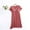 Watermelon Red, variant on Fengqque Nursing Maternity Maternity Postpartum Comfort Dress Pajamas V-neck Short Sleeved Postpartum Clothing For Pregnant Breastfeeding Dress Home Clothing Short Sleeved V-neck Dress