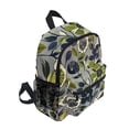 thumbnail image 2 of FORMRS School Backpack with Front Zippered Pocket 12" Student Travel Daypack, Green Floral, 2 of 6