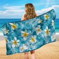 thumbnail image 5 of Bulopur Tropical Front Car Seat Cover Towel for Women Plumeria Decorative Car Seat Protector with Storage Bag for Beach Vacation Portable Fit SUV Sedan Truck 1pcs, 5 of 7