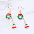 thumbnail image 4 of XWSHYW Pendientes Pendientes con Forma de Gota Que Cuelgan con Gancho de Navidad para Mujer, Joyería para Fiesta de Navidad, 4 of 4