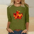 thumbnail image 1 of TIMIFIS Hauts pour Femmes, Chemises Décontractées à Manches 3/4, Tunique Ample Imprimée, 1 of 4