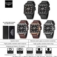thumbnail image 7 of ZUNPAI Mens Watch Sports Multifunction Chronograph Quartz Analog Wristwatch for Men Stainless Steel Fashion Rubber Strap Watches, 7 of 7