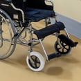 thumbnail image 4 of LOLIPPYY 2pcs Wheelchair Front Wheel Caster Wheel PVC Grey for Easy Replacement, 4 of 6