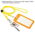 thumbnail image 6 of Uxcell Neck Lanyard with Hook, Badge Lanyards Adjustable Long Strap Holder Keychains Yellow, 6 of 7