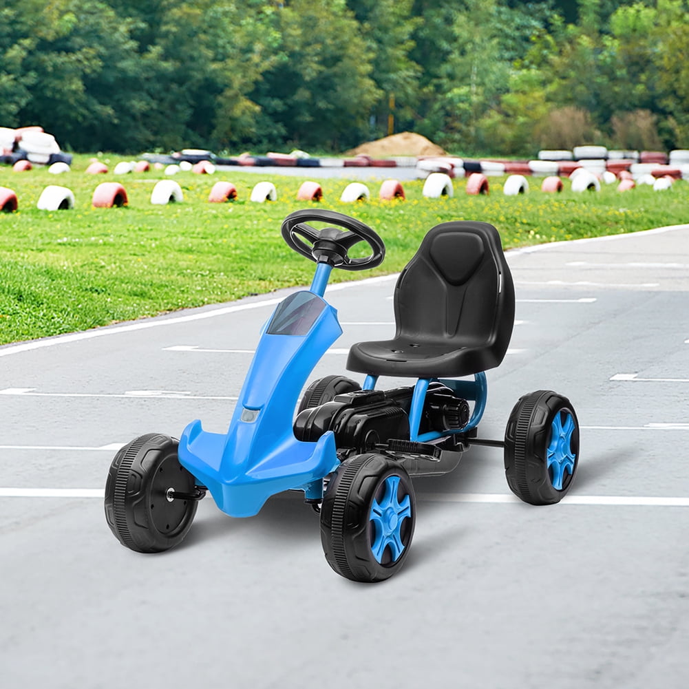 Private Jungle 4 Wheel Powered Ride On Toy,Pedal Cars for Outdoor,Racer Pedal Car with Clutch,Brake,EVA Rubber Tires,Adjustable Seat,Blue Private Jungle 4 Wheel Powered Ride On Toy,Pedal Cars for Outdoor,Racer Pedal Car with Clutch,Brake,EVA Rubber Tires,Adjustable Seat,Blue