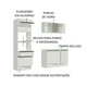 thumbnail image 4 of Madesa Gabinete de Cocina Integral Compacta Topazio Pop con Armario Blanco, 4 of 10