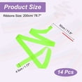 thumbnail image 2 of Uxcell Dance Ribbons, Gymnastics Dance Streamers with Non-Slip Wand Dance Flag Green, 2 of 7