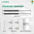 thumbnail image 4 of ORUYROP 20 inch 35lb/155N Gas Shock Strut Spring Lift Support for RV Camper Bed Storage Cover Truck Door Tool Box Toy Lid Basement Doors Boat Hatch TV Cabinet Struts Replacement Parts, Set of, 4 of 7