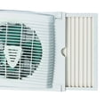 thumbnail image 2 of Holmes Dual Blade 2 Speed Energy Efficient Twin Window Fan w/Thermostat, White, 2 of 4