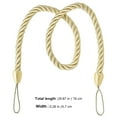 4pcs Weave Rope Curtain Tiebacks Decorative Curtain Rope Tiebacks for
