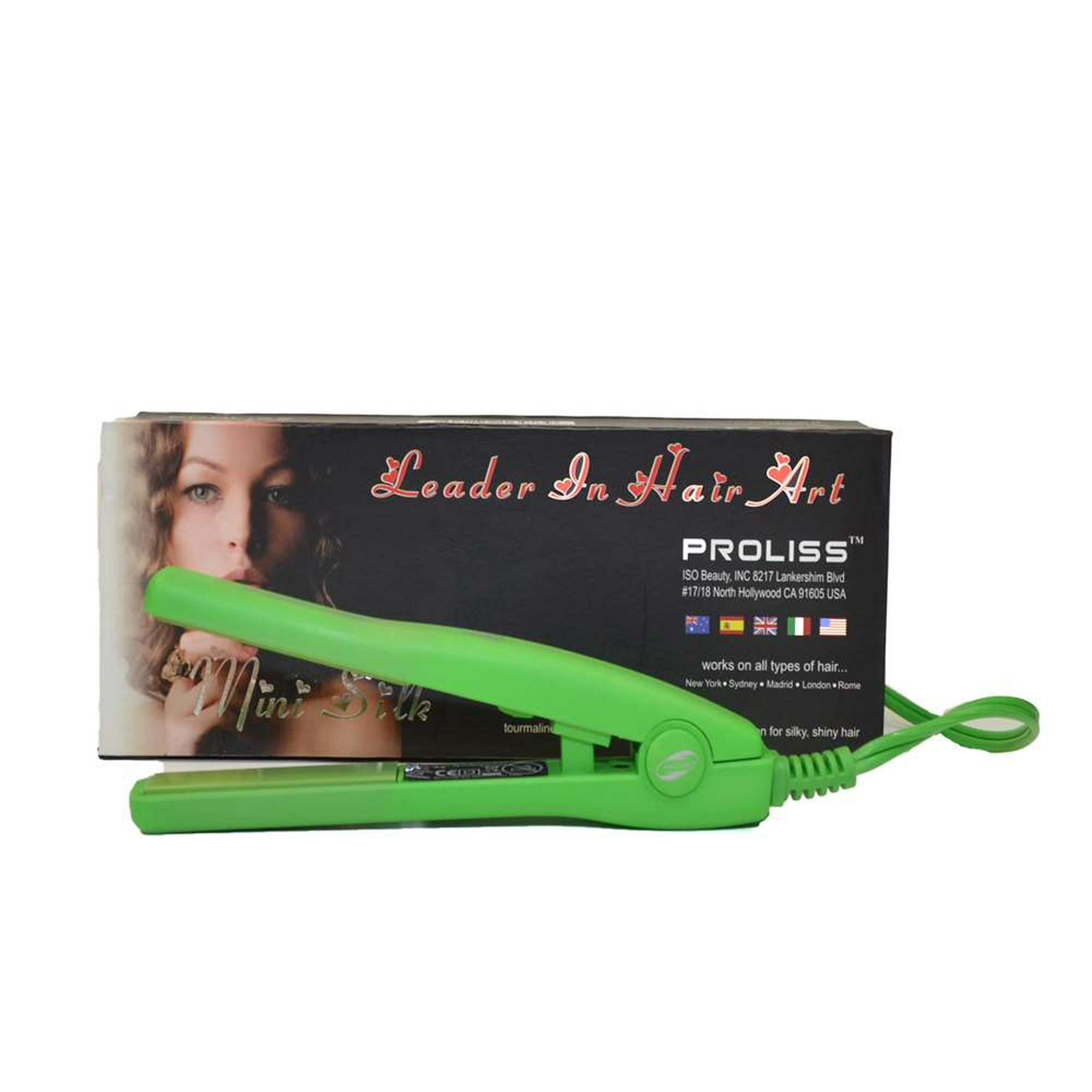 Proliss Mini Silk Tourmaline Ionic Straightener Green Walmart
