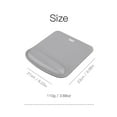 thumbnail image 3 of Ergonomic Memory Foam Wrist Rest Mouse Pad - BUBM Slow Rebound Comfort Hand Support with Smooth Lycra Surface, Anti-Slip Thickened Rubber Base, Relieves Wrist Fatigue for Office/Computer Use - Dark, 3 of 7