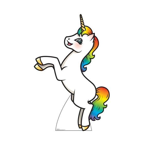 Rainbow Unicorn Cardboard Cutout