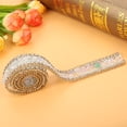 thumbnail image 3 of Rhinestone Wrap Roll100*2cm Rhinestone Ribbon Sparkle Diamond Ribbon Rhinestone Ribbon User-Friendly Design, 3 of 5