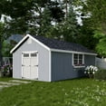 thumbnail image 2 of Little Cottage Co. 12x24 Colonial Williamsburg Shed with Operable Windows and Floor, Outdoor Wood Storage Do-It-Yourself Precut Kit, 2 of 14
