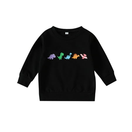 

Toddler Cartoon Printed Outfits Boys Sweatshirt Pullover Hoodie Tops Cute Clothes