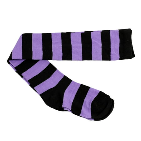 

UDIYO Stockings Color Block Striped Women Over The Knee Thigh High Socks for Christmas
