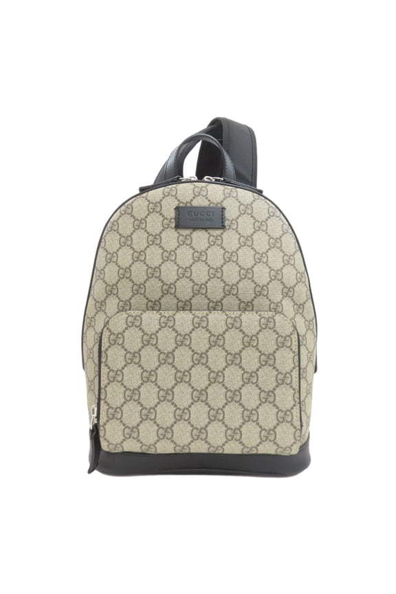 Pre-Owned Gucci 429020 Small Backpack GG Supreme Daypack PVC Women's GUCCI