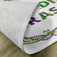 thumbnail image 5 of Ambesonne Mardi Gras Place Mats Set of 4, Vivid Beads Patterns, Standard Size, Purple Green Yellow, 5 of 6