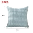 thumbnail image 2 of 2 piezas sofá cama sofá sala de estar decoración abrazar funda de almohada, funda de cojín cuadrado, decoración del hogar de estilo bohemio funda de almohada a rayas de pana, 2 of 5