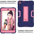 thumbnail image 3 of Mignova Case for LG f2 8.0 LK460/LG GPad X II 8.0 Plus, Hybrid Three Layer Heavy Duty Shockproof Rugged Full Body Protective Cover with Kickstand for LG f2 LK460/LG GPad X II Plus(Navy/Pink), 3 of 7