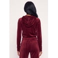 thumbnail image 4 of Women's Velour Zip Front Sweatshirt, 4 of 4