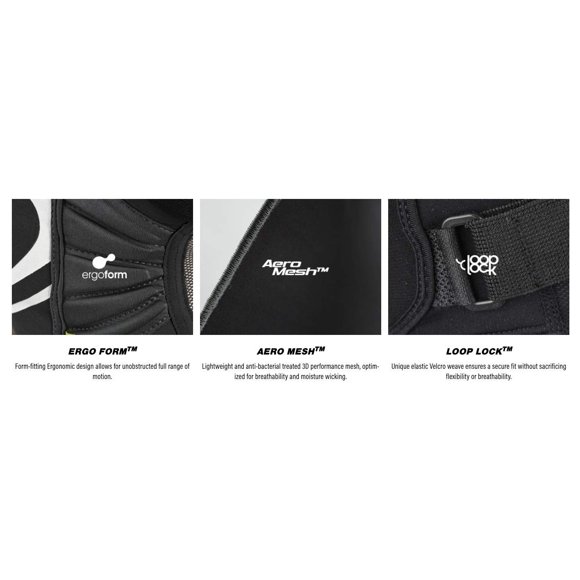 IXS Gâchette Zip Respirante Genouillères (Noir, XXL)- Genouillère de Compression pour Hommes et Femmes, Évacuant les Genouillères Rembourrées, Genouillères de Jeunesse, Équipement de Protection du Genou