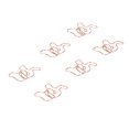 thumbnail image 3 of Clips De Papel Con Forma De Animal, Clips De Papel Lindos De Oro Rosa, 100 Piezas, Decorativos A Prueba De óxido Para La Escuela, 3 of 7