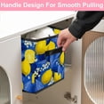 thumbnail image 5 of RATGDN Collapsible Fabric Cube Storage Bin with Double Handles for Living Room Bedroom Office Black - Lemon Juice Fruit, 5 of 7