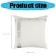 thumbnail image 3 of Soft Polyester Throw Cushion Covers Pillowcase For Sofa And Bed Chics Decorative Pillowcases Pillows Protectors White, 3 of 4
