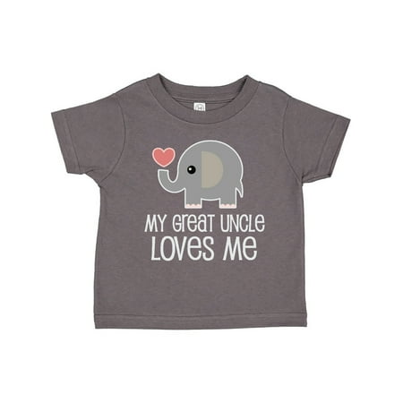

Inktastic My Great Uncle Loves Me Gift Toddler Boy or Toddler Girl T-Shirt