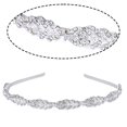 thumbnail image 3 of KAIYANG Diadema de boda con diseño de flores y cristales de estrás para novia, 3 of 5
