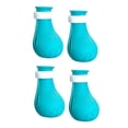 thumbnail image 4 of Uds. Cubierta para pies de gato, silicona multifuncional, previene arañazos, cubiertas ajustables para pies de gato, cubiertas para garras para el cuidado del gato, baño, azul, 4 of 5