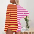 thumbnail image 4 of YUGYXL Festival Outfits for Women Womens 2 Piece Lounge Set Oversized Long Sleeve Sweater Top and Shorts Trendy Casual Waffle Knit Outfits Hot Pink M, 4 of 6